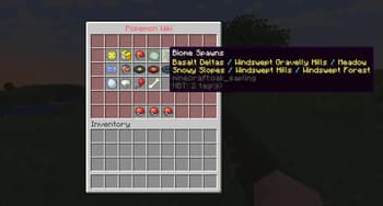 Cobblemon Wiki Gui screenshot