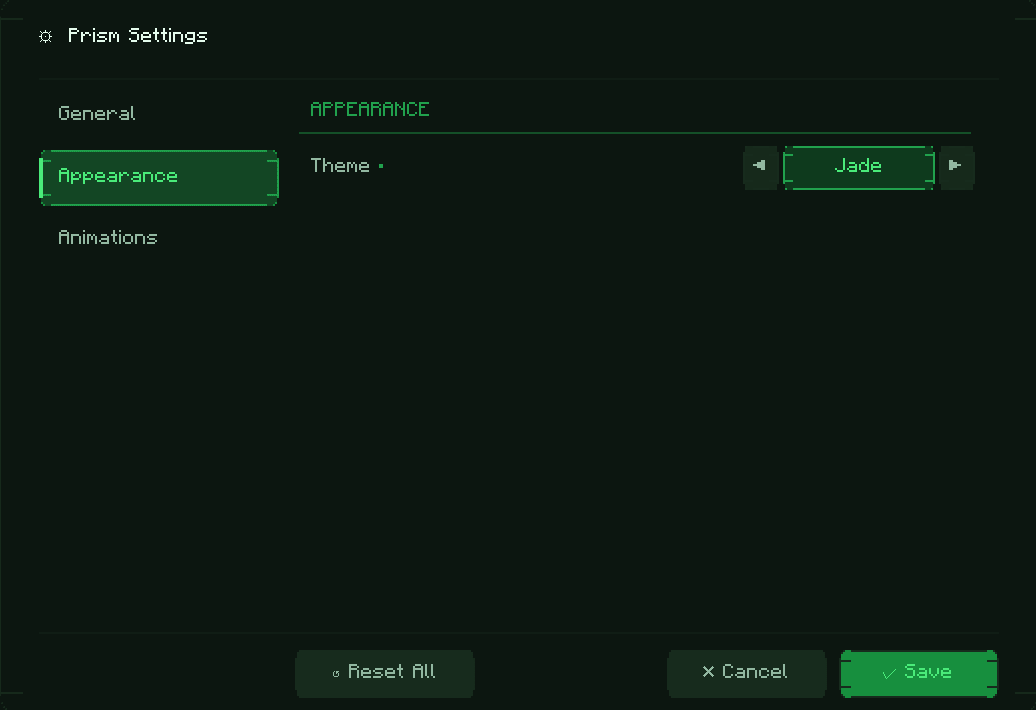 Prism Mod Menu screenshot