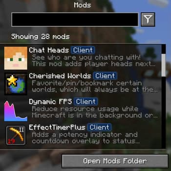 Complimentaries screenshot