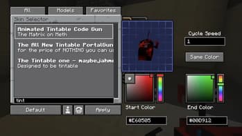 Customizable PortalGun Skins screenshot