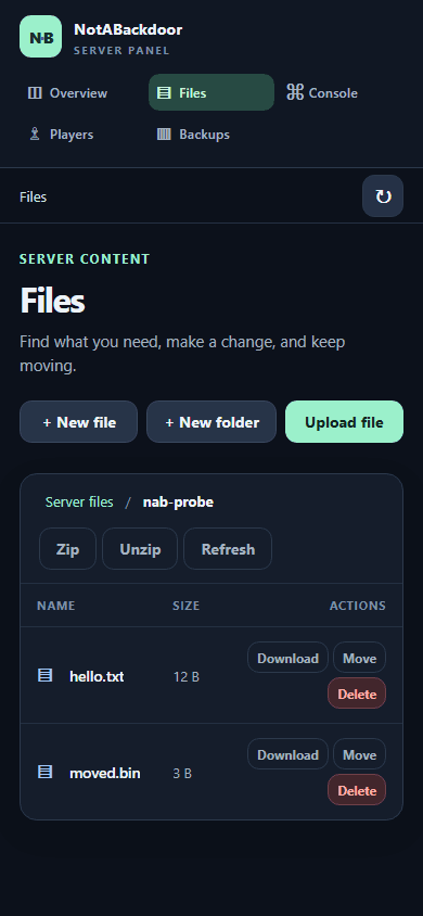 NotABackdoor screenshot