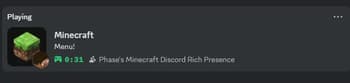 Phase's Discord Rich Presence screenshot
