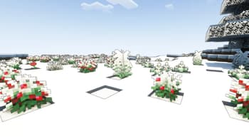 White Leaves/Grass in Snow Biomes – Winter Foliage screenshot