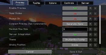 Shulker Box Tooltip screenshot
