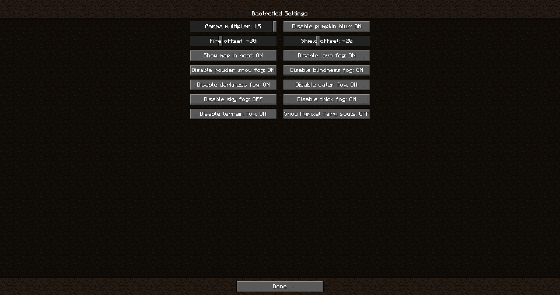 BactroMod screenshot