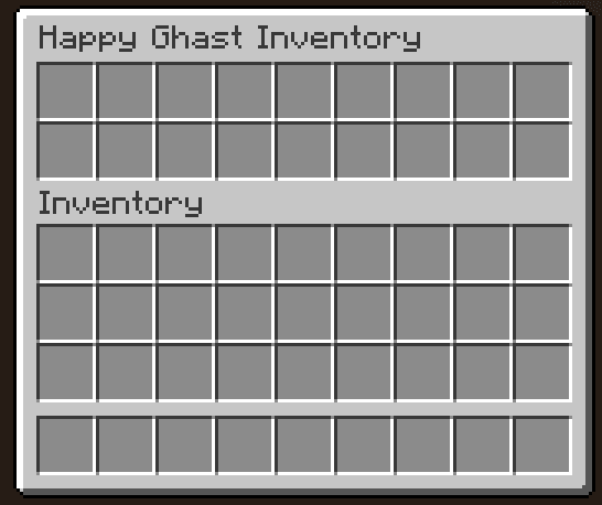 Happy Ghast Inventory screenshot