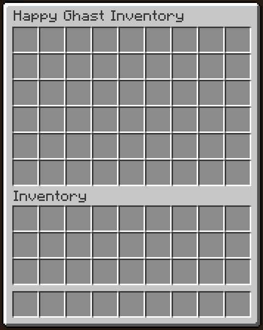 Happy Ghast Inventory screenshot