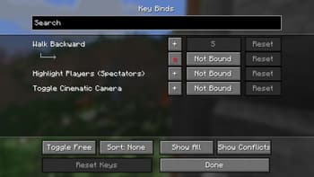 Multi Key Bindings screenshot