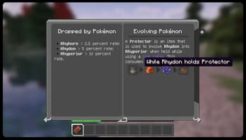 Cobblemon Poképedia: Cobblepedia screenshot