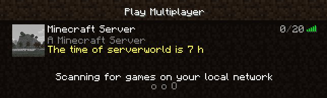 Show Server Time screenshot