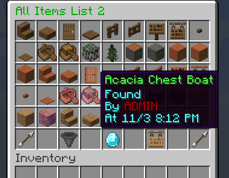 All Items screenshot