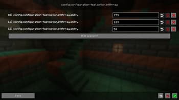 Configuration screenshot