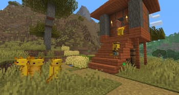 Axolotl villagers screenshot