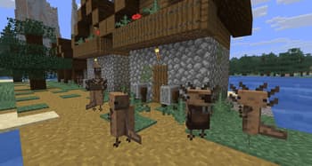 Axolotl villagers screenshot