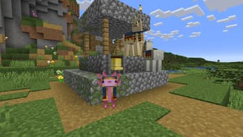 Axolotl villagers screenshot