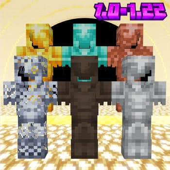 Netherite Styled Default Armors screenshot