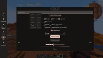 Modern UI screenshot