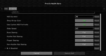 Provi's Health Bars screenshot