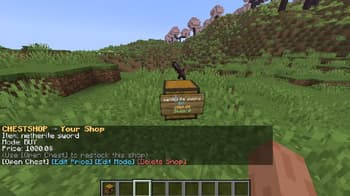 ChestShops screenshot