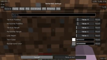 BetterHUD screenshot