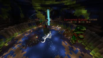Wynncraft: Cyan flame screenshot