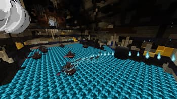 Wynncraft: Cyan flame screenshot