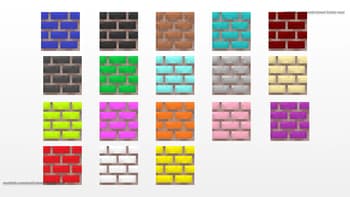 Colored Bricks Mod screenshot