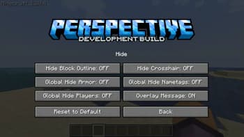 Perspective screenshot