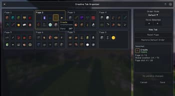 Creative Tab Organizer (CTO) screenshot