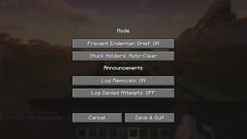 Enderman Grief Control screenshot