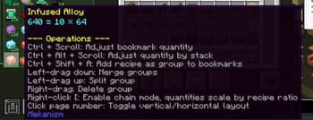 JEI Enhancements screenshot