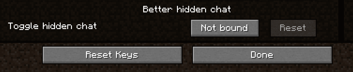 Better hidden chat screenshot