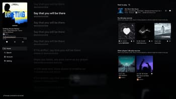 Music HUD screenshot