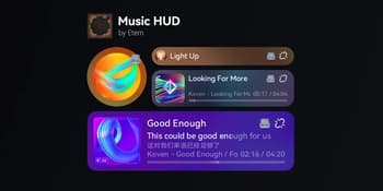 Music HUD screenshot