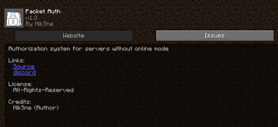 Packet Auth screenshot