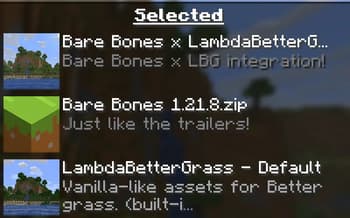 Bare Bones x LambdaBetterGrass screenshot