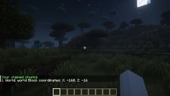 ChunkClaimPlugin screenshot