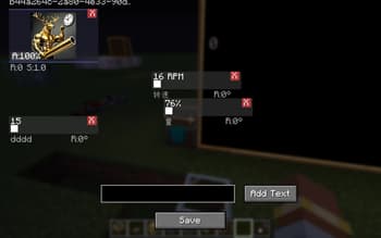 Create Heads Up Display screenshot