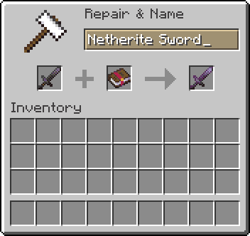 No XP Anvils screenshot