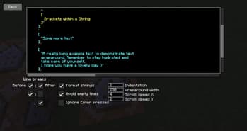 Better Command Block UI screenshot