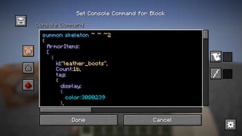 Better Command Block UI screenshot