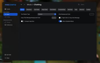 Chatting screenshot