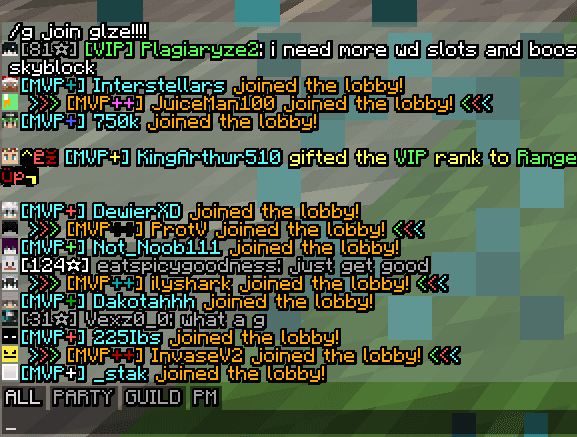 Chatting screenshot
