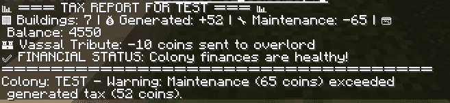 Minecolonies: War N Taxes Addon screenshot