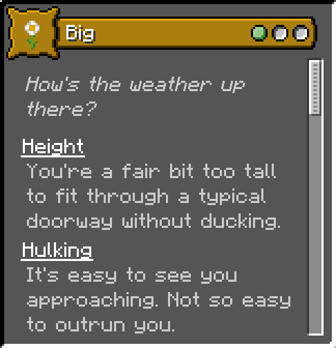 Origins: Player Scale screenshot