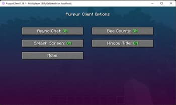PurpurClient screenshot