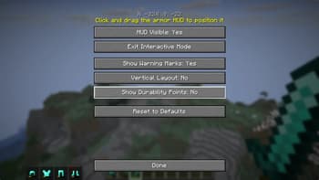 Armor Hud screenshot