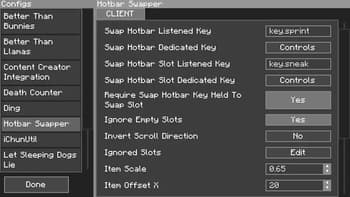 Hotbar Swapper screenshot