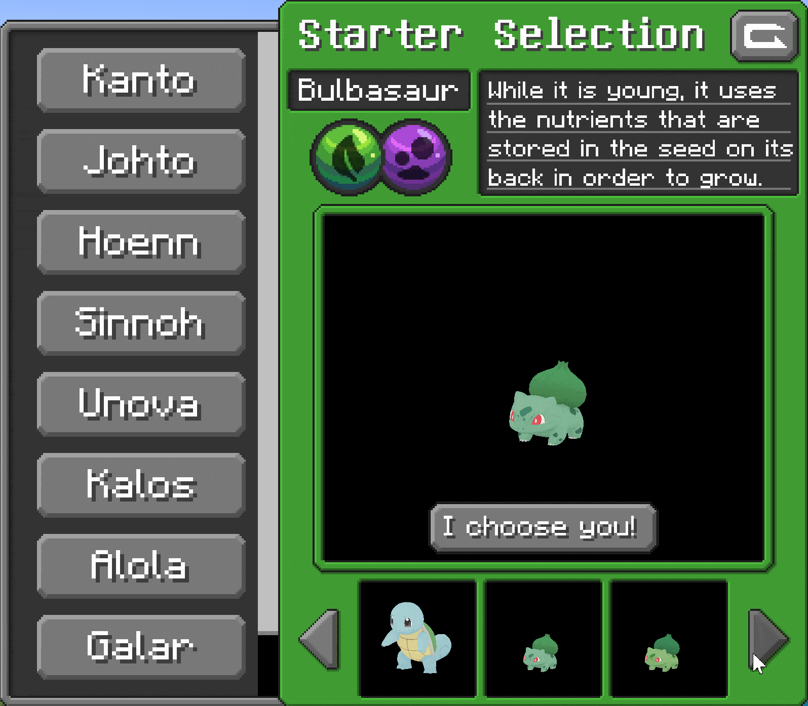 Cobblemon x Generations (Generations-Core) screenshot