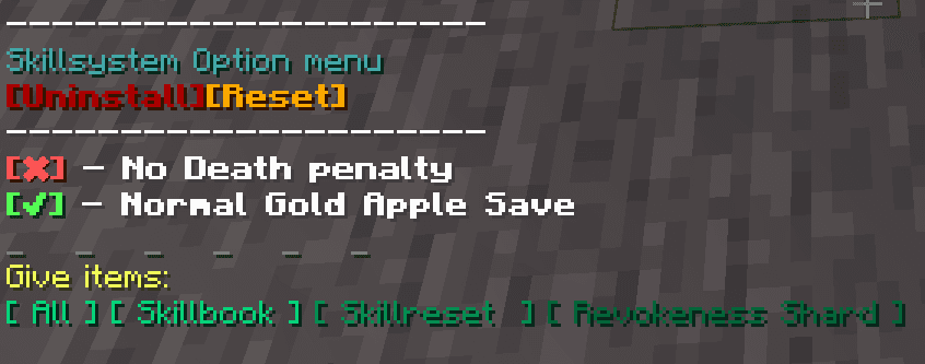 Kaths Skillsystem screenshot